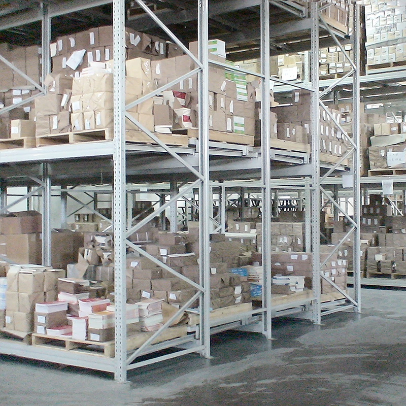 Duw het palletrek -systeem terug